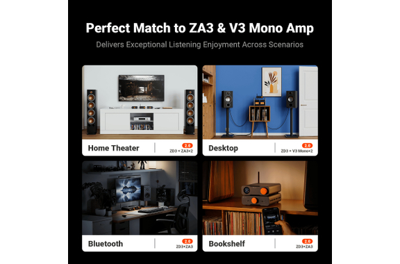 WiiM Pro / Fosi ZD3 XLR HDMI HiFi Streamer Set image 9