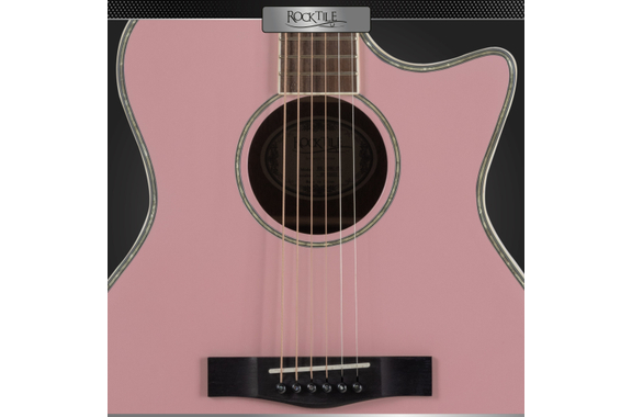 Rocktile WSC-150C-PK Chitarra Western Pink image 9