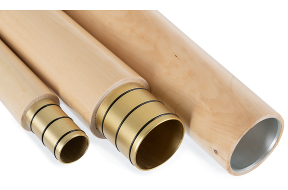 Lechgold Alphorn Stone Pine F 360 cm 3-Piece Set incl. Bb Handpipe image 9