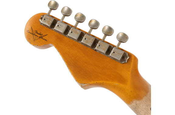 Fender Custom Shop 2024 Collection Time Machine '57 Stratocaster Heavy Relic Aged Surf Green image 9