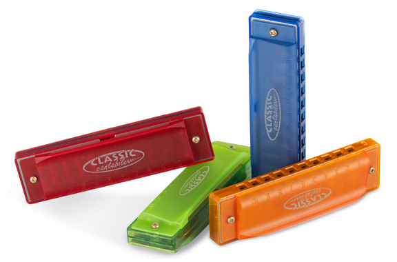 Classic Cantabile FBH-10 BU FunKids Harmonica C Major Blue image 9