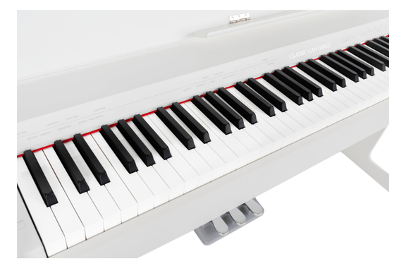 Classic Cantabile DP-S1 WM E-Piano blanco mate image 9