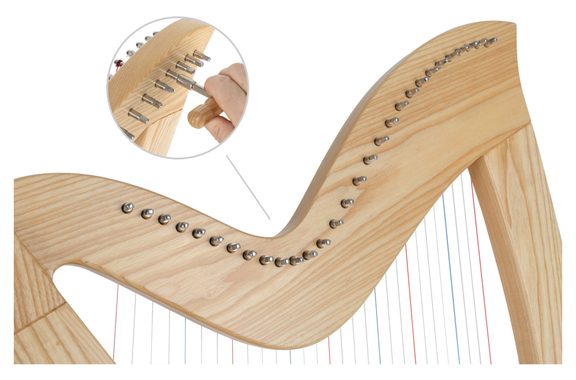 Classic Cantabile H-29 AW Harpe Celtique 29 Cordes image 9