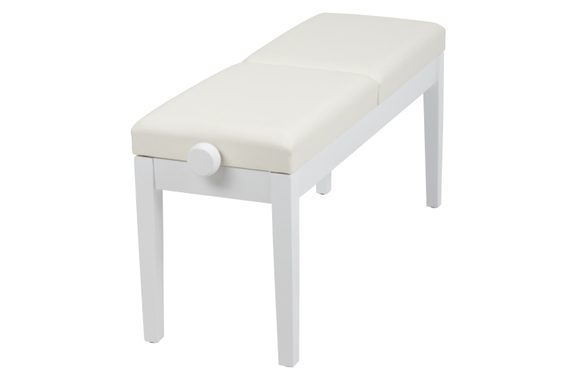 Classic Cantabile Banco De Piano Doble Blanco Mate image 9