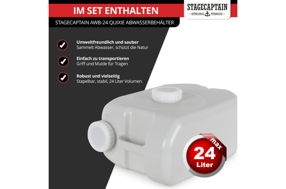 Stagecaptain PSW-17 Quixie Portables Festival-Lavabo Deluxe Set image 9