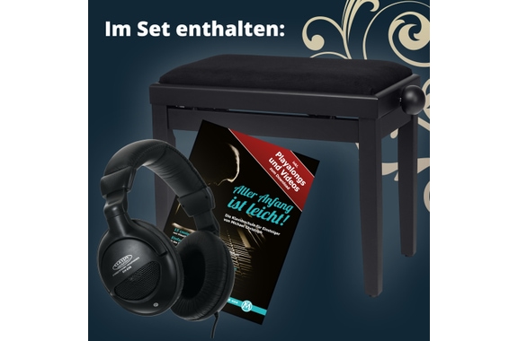 Classic Cantabile DP-230 SM E-Piano negro mate Set image 9