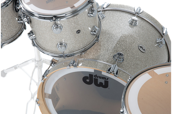 DW Collector's Series SSC Drumkit in Broken Glass Finish mit Chrom Hardware  - Retoure (Zustand: sehr gut) image 9