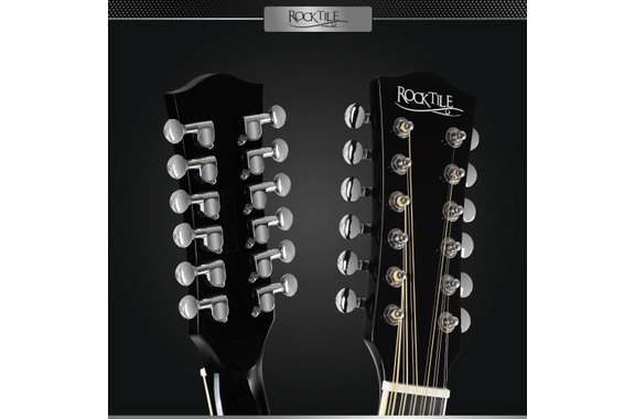 Rocktile WSD12-50C-BK Guitare Western Noire image 9
