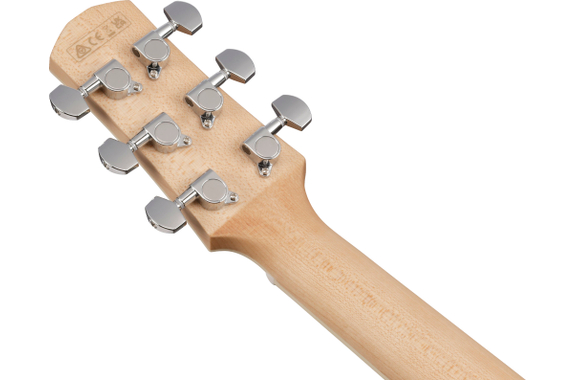 Ibanez AAM370M2E-AIB Transparent Antique White Ice Blue image 9