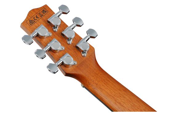 Ibanez EWP12EWB-OPN Piccolo Guitar Open Pore Natural image 9