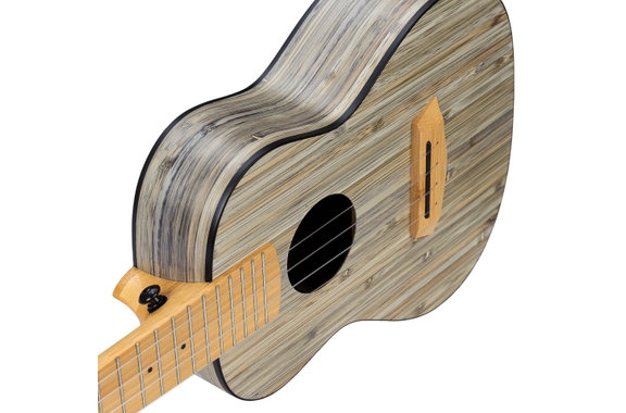 Cascha 2315E Sopran Ukulele Bamboo Graphit Bundle con Pastilla image 9