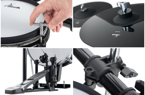XDrum DD-650 PLUS Mesh E-Drum Kit image 9