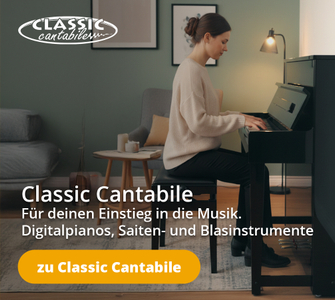 Classic Cantabile - Für deinen Einstieg in die Musik. Digitalpianos, Saiten- und Blasinstrumente