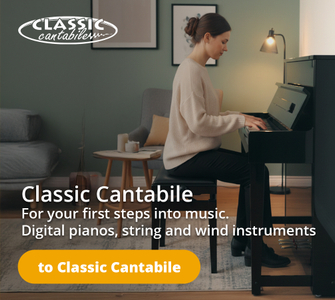 Classic Cantabile - For your first steps into music. Digital pianos, string and wind instruments