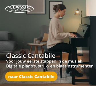 Classic Cantabile - Voor jouw eerste stappen in de muziek. Digitale piano’s, strijk- en blaasinstrumenten
